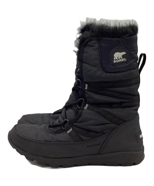 SOREL（ソレル）SOREL (ソレル) WHITNEY TALL LACE Ⅱ ブラック サイズ:25の古着・服飾アイテム