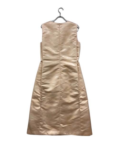 BOTTEGA VENETA（ボッテガベネタ）BOTTEGA VENETA (ボッテガベネタ) ノースリーブワンピース ベージュ サイズ:38の古着・服飾アイテム