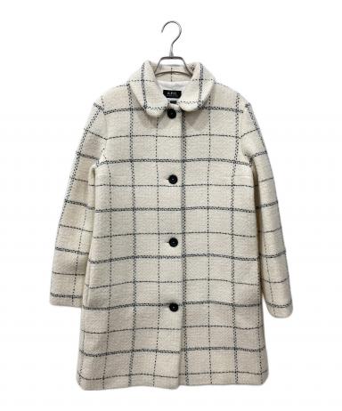 中古・古着通販】A.P.C. (アーペーセー) ツイードロングコート 