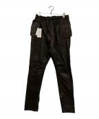 ripvanwinkleリップヴァンウィンクル）の古着「MOTORCYCLE LEATHER PANTS」｜ブラック