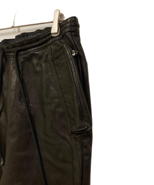 ripvanwinkle（リップヴァンウィンクル）ripvanwinkle (リップヴァンウィンクル) MOTORCYCLE LEATHER PANTS ブラック サイズ:S 未使用品の古着・服飾アイテム