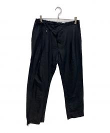 TAKAHIROMIYASHITA TheSoloIst.（タカヒロミヤシタ ザソロイスト）の古着「crossover front pajama pants　18SS　0004aSS18」｜ブラック