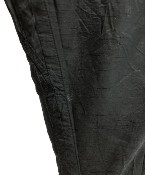 TAKAHIROMIYASHITA TheSoloIst.（タカヒロミヤシタ ザソロイスト）TAKAHIROMIYASHITA TheSoloIst. (タカヒロミヤシタ ザソロイスト) crossover front pajama pants　18SS　0004aSS18 ブラック サイズ:44の古着・服飾アイテム