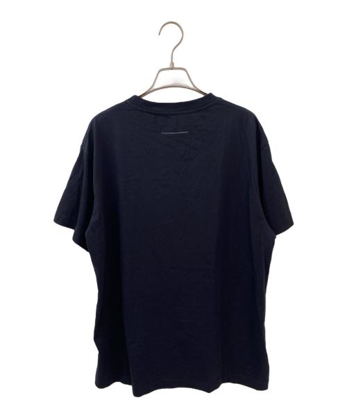 MM6 Maison Margiela（エムエムシックスメゾンマルジェラ）MM6 Maison Margiela (エムエムシックスメゾンマルジェラ) バーシティプリントTシャツ ブラック サイズ:Mの古着・服飾アイテム