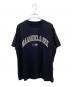 MM6 Maison Margiela（エムエムシックスメゾンマルジェラ）の古着「バーシティプリントTシャツ」｜ブラック