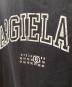 中古・古着 MM6 Maison Margiela (エムエムシックスメゾンマルジェラ) バーシティプリントTシャツ ブラック サイズ:M：20000円