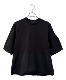 MONCLER（モンクレール）の古着「切替Tシャツ」｜ブラック