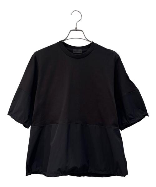 MONCLER（モンクレール）MONCLER (モンクレール) 切替Tシャツ ブラック サイズ:XSの古着・服飾アイテム