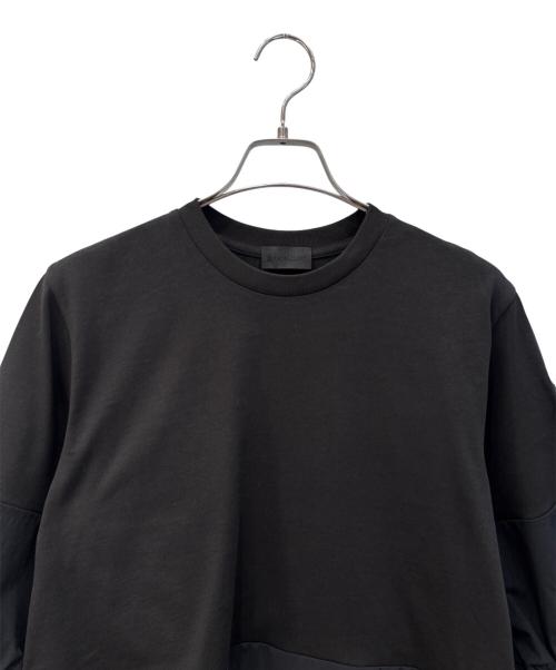 MONCLER（モンクレール）MONCLER (モンクレール) 切替Tシャツ ブラック サイズ:XSの古着・服飾アイテム