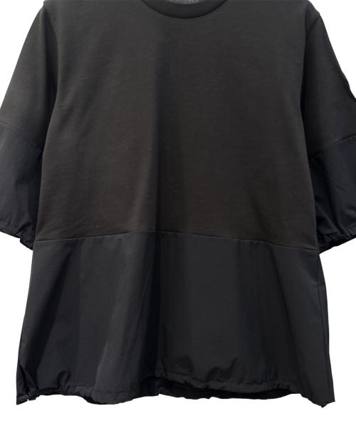 MONCLER（モンクレール）MONCLER (モンクレール) 切替Tシャツ ブラック サイズ:XSの古着・服飾アイテム