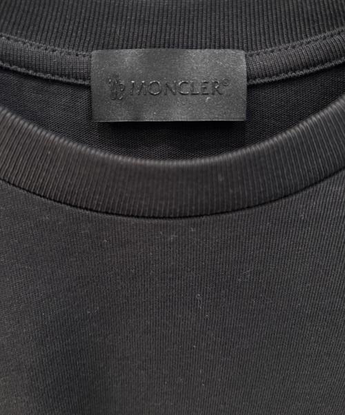 MONCLER（モンクレール）MONCLER (モンクレール) 切替Tシャツ ブラック サイズ:XSの古着・服飾アイテム