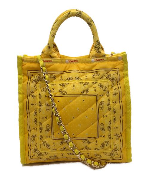 LeSportsac（レスポートサック）LeSportsac (レスポートサック) CHAIN QUILT TOTE イエローの古着・服飾アイテム