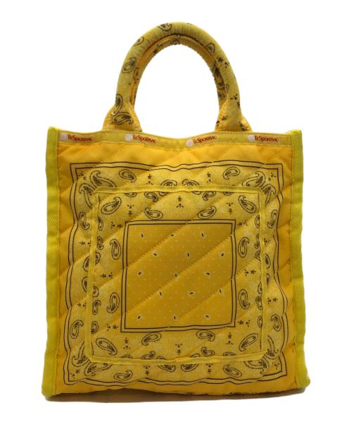 LeSportsac（レスポートサック）LeSportsac (レスポートサック) CHAIN QUILT TOTE イエローの古着・服飾アイテム