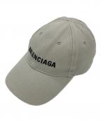 BALENCIAGAバレンシアガ）の古着「ロゴベースボールキャップ」｜グレー