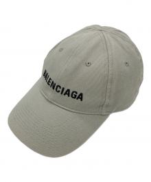 BALENCIAGA（バレンシアガ）の古着「ロゴベースボールキャップ」｜グレー