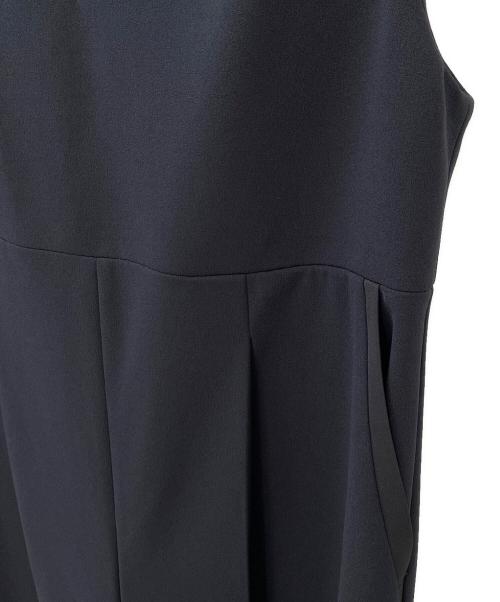 BALLSEY（ボールジィ）BALLSEY (ボールジィ) ジョーゼットジャージー Vネックオールインワン ネイビー サイズ:34の古着・服飾アイテム