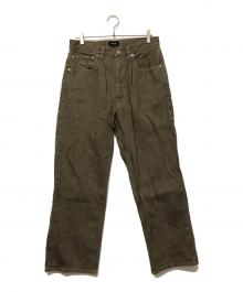 PWA（プア）の古着「RELAX-FIT 6P JEANS」｜カーキ
