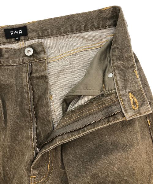 PWA（プア）PWA (プア) RELAX-FIT 6P JEANS カーキ サイズ:SIZE Mの古着・服飾アイテム