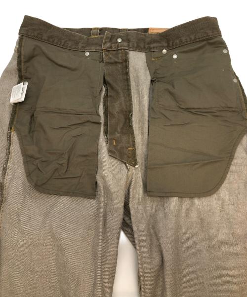 PWA（プア）PWA (プア) RELAX-FIT 6P JEANS カーキ サイズ:SIZE Mの古着・服飾アイテム