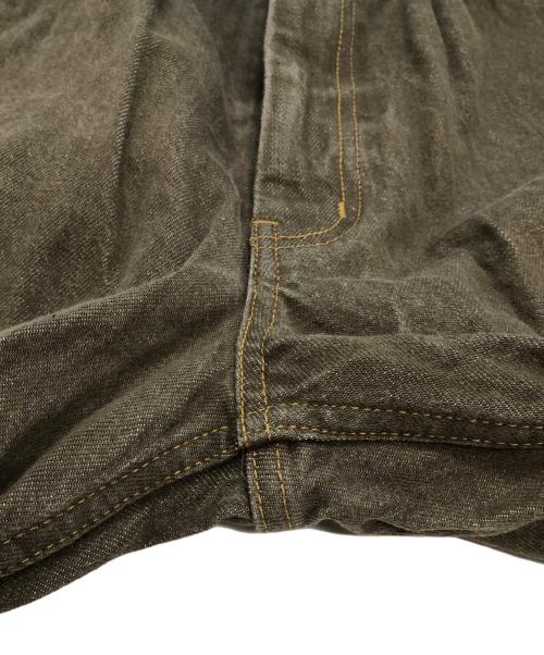 PWA（プア）PWA (プア) RELAX-FIT 6P JEANS カーキ サイズ:SIZE Mの古着・服飾アイテム