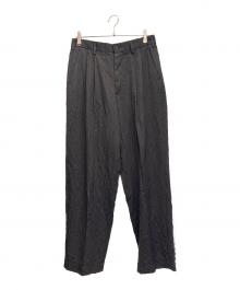 Y's for men（ワイズフォーメン）の古着「タックパンツ」｜ブラック