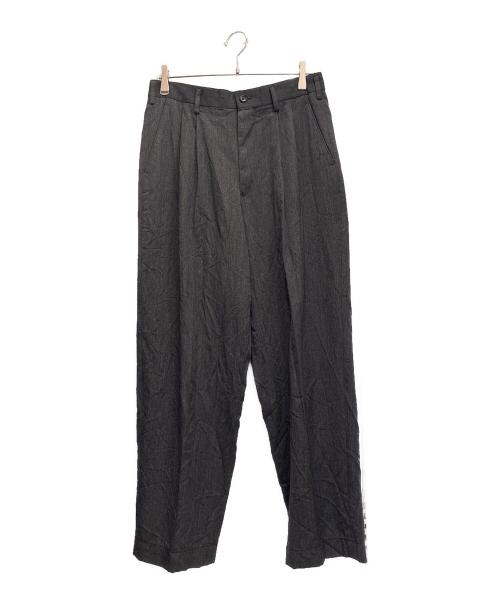 Y's for men（ワイズフォーメン）Y'S for men (ワイズフォーメン) タックパンツ ブラック サイズ:Lの古着・服飾アイテム