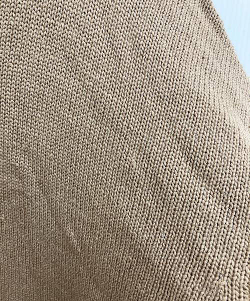 Conte（コンテ）CONTE (コンテ) コットン リリヤーン ニット ブラウン サイズ:Freeの古着・服飾アイテム