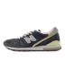NEW BALANCE (ニューバランス) ローカットスニーカー ブラック サイズ:US8 1/2：10000円