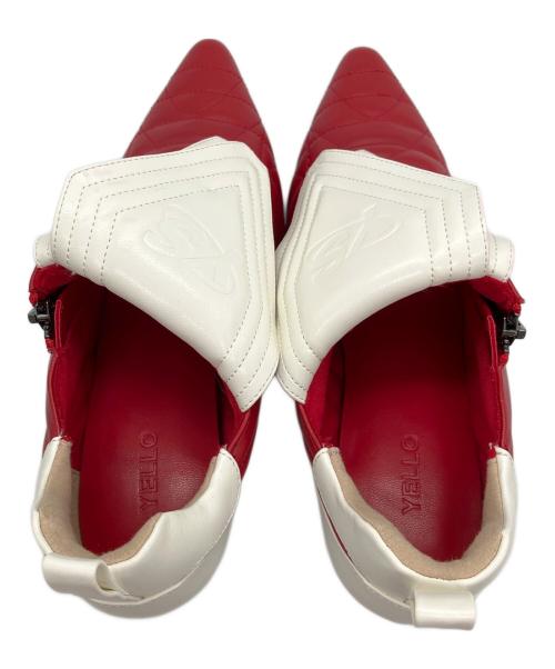 YELLO（イエロ）YELLO (イエロ) BB FLICK HEELS レッド サイズ:Sの古着・服飾アイテム