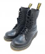 Dr.Martens×MM6 Maison Margielaドクターマーチン×エムエムシックスメゾンマルジェラ）の古着「10ホールブーツ」｜ブラック