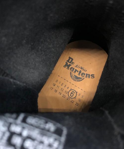 Dr.Martens（ドクターマーチン）Dr.Martens (ドクターマーチン) MM6 Maison Margiela (エムエムシックスメゾンマルジェラ) 10ホールブーツ ブラック サイズ:SIZE 5の古着・服飾アイテム