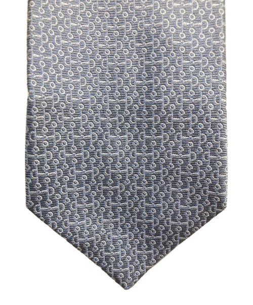 HERMES（エルメス）HERMES (エルメス) シルクツイルタイ ブルー サイズ:-の古着・服飾アイテム