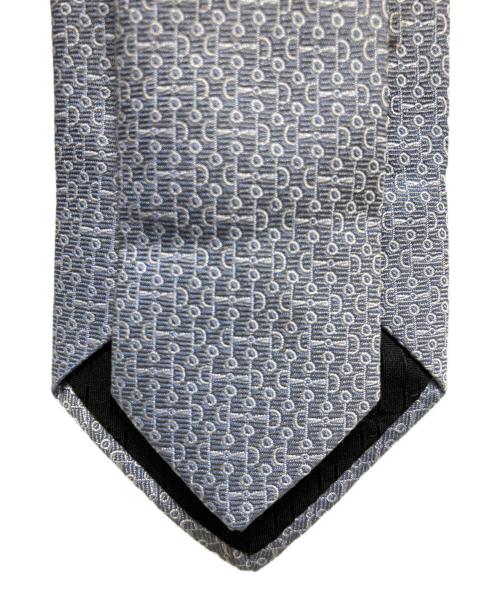 HERMES（エルメス）HERMES (エルメス) シルクツイルタイ ブルー サイズ:-の古着・服飾アイテム