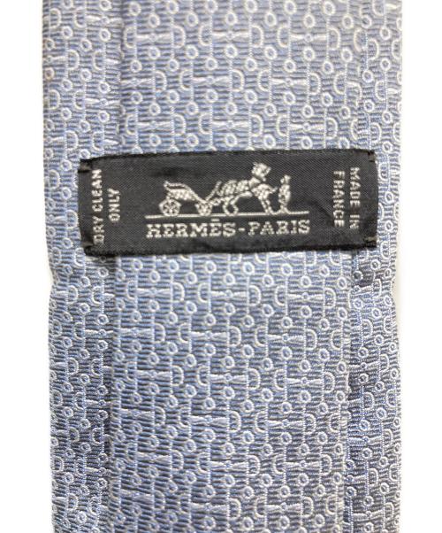 HERMES（エルメス）HERMES (エルメス) シルクツイルタイ ブルー サイズ:-の古着・服飾アイテム