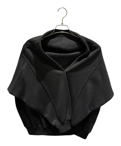 BALENCIAGA（バレンシアガ）BALENCIAGA (バレンシアガ) 肩かけトロンプルイユスウェット ブラック サイズ:Ｓの古着・服飾アイテム