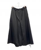 s'yteサイト）の古着「PE/SMOOTH HAKAMA BALLOON PANTS」｜ブラック