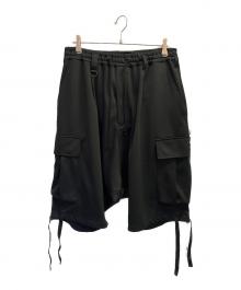 s'yte（サイト）の古着「PE/SMOOTH SAROUEL CARGO SHORTS」｜ブラック