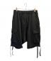 s'yte（サイト）の古着「PE/SMOOTH SAROUEL CARGO SHORTS」｜ブラック