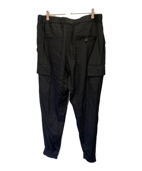 Y-3（ワイスリー）Y-3 (ワイスリー) レーヨンツイル カフ カーゴパンツ ブラック サイズ:Lの古着・服飾アイテム