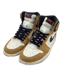 NIKE（ナイキ）の古着「Air Jordan 1 RETRO High "Rookie of The Year"」｜ホワイト×ブラウン