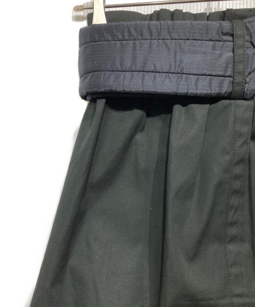 sacai（サカイ）sacai (サカイ) Cotton Coating Skirt ブラック×ネイビー サイズ:1の古着・服飾アイテム