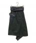 sacai（サカイ）の古着「Cotton Coating Skirt」｜ブラック×ネイビー