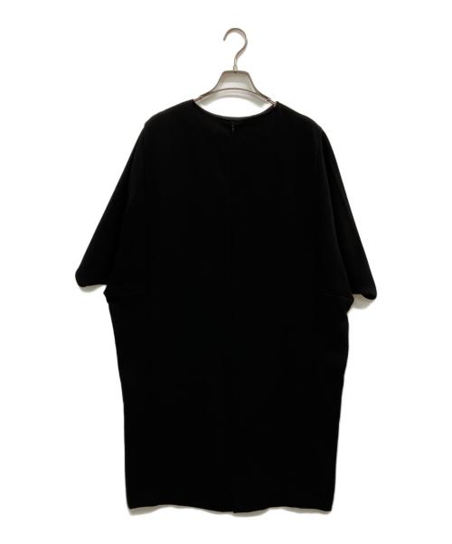 SOEJU（ソージュ）SOEJU (ソージュ) ライトクロスコクーンシルエットワンピース ブラック サイズ:Mの古着・服飾アイテム