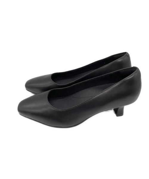 CLARKS（クラークス）CLARKS (クラークス) ヒールパンプス ブラック サイズ:23.5の古着・服飾アイテム