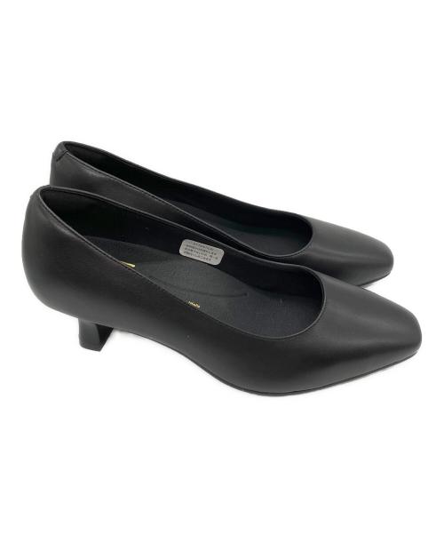 CLARKS（クラークス）CLARKS (クラークス) ヒールパンプス ブラック サイズ:23.5の古着・服飾アイテム