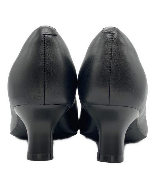 CLARKS（クラークス）CLARKS (クラークス) ヒールパンプス ブラック サイズ:23.5の古着・服飾アイテム