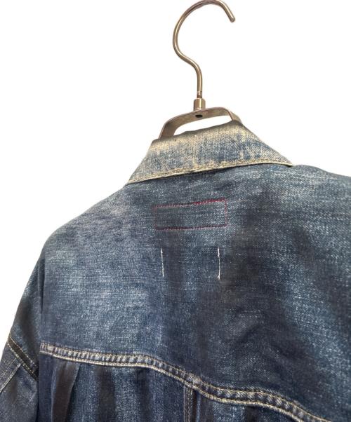 eYe JUNYA WATANABE MAN（アイ ジュンヤワタナベマン）eYe JUNYA WATANABE MAN (アイ ジュンヤワタナベマン) LEVI'S (リーバイス) BerBerJin (ベンベルジン) 転写 プリント シャツ ジャケット インディゴ サイズ:XS 未使用品の古着・服飾アイテム