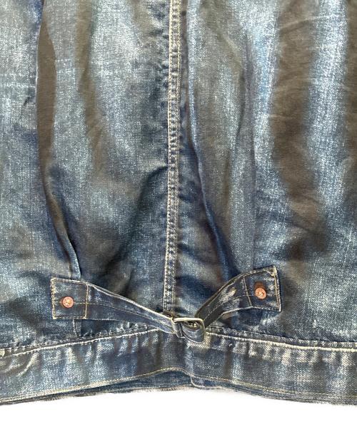 eYe JUNYA WATANABE MAN（アイ ジュンヤワタナベマン）eYe JUNYA WATANABE MAN (アイ ジュンヤワタナベマン) LEVI'S (リーバイス) BerBerJin (ベンベルジン) 転写 プリント シャツ ジャケット インディゴ サイズ:XS 未使用品の古着・服飾アイテム