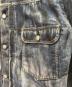中古・古着 eYe JUNYA WATANABE MAN (アイ ジュンヤワタナベマン) LEVI'S (リーバイス) BerBerJin (ベンベルジン) 転写 プリント シャツ ジャケット インディゴ サイズ:XS 未使用品：70000円
