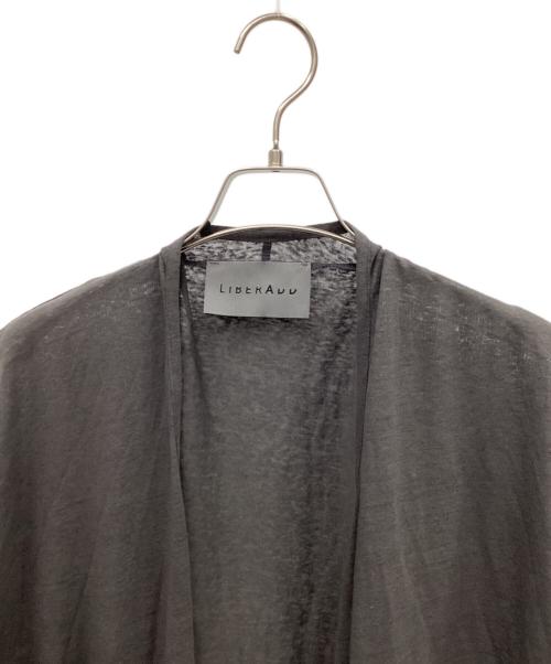LIBERADD（リベラド）LIBERADD (リベラド) ロングカーディガン グレー サイズ:Freeの古着・服飾アイテム